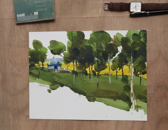 Yellow green composition 4