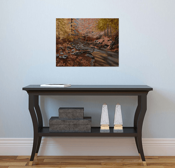 Sunny Autumn in the Forest