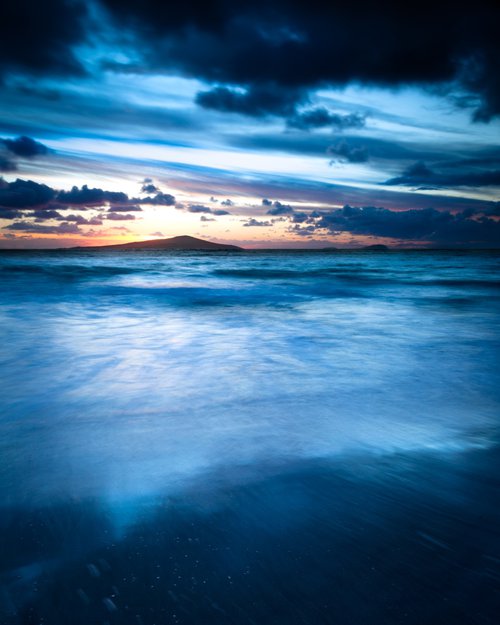 Midnight Blue Sunset by Lynne Douglas