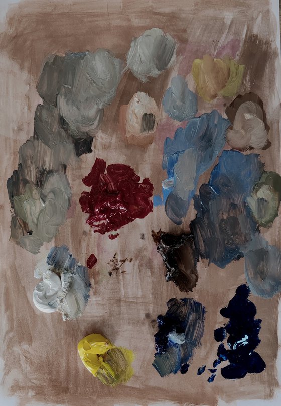 Plums, rosemary and drapery