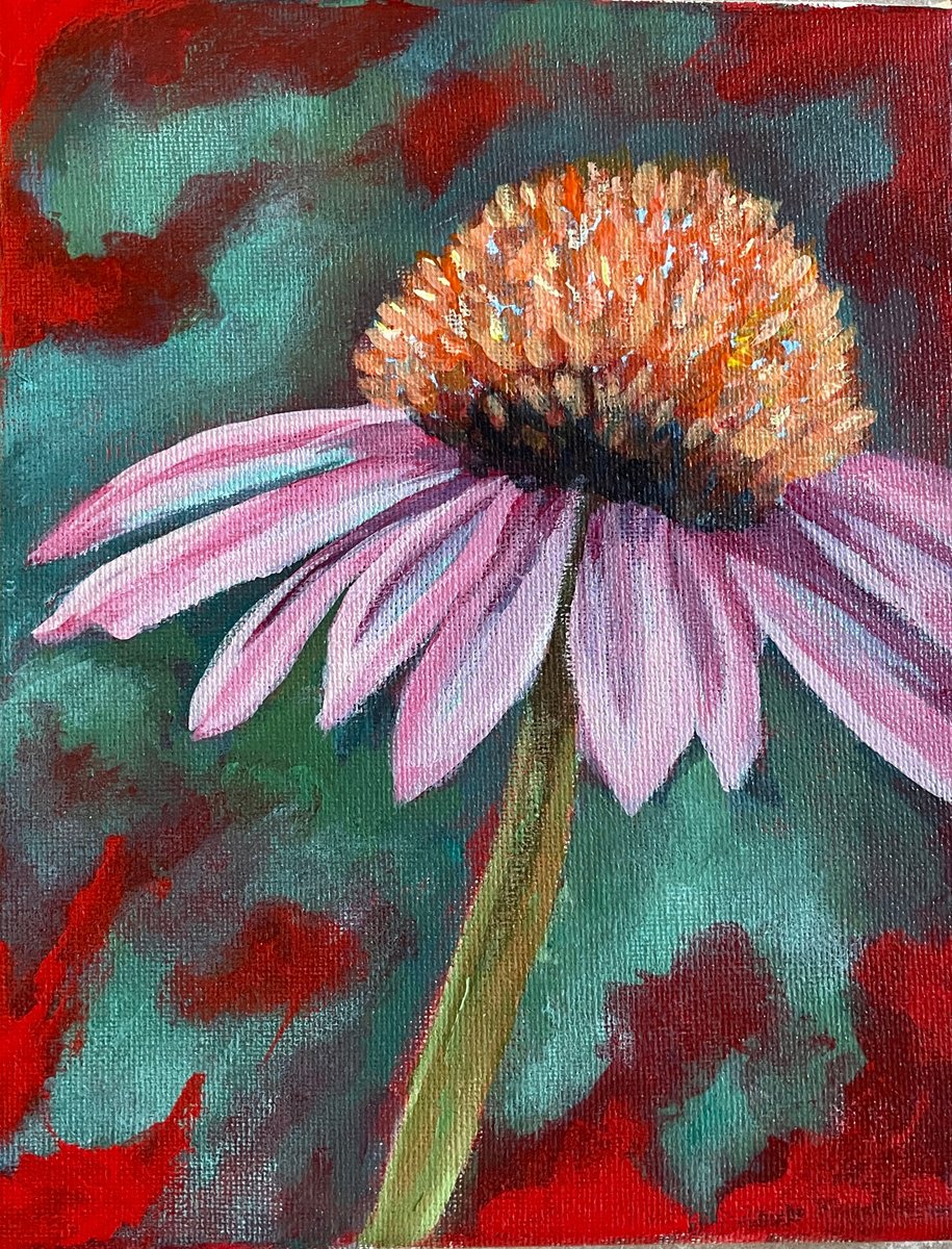 Cone Flower Garden by Rosie Brown