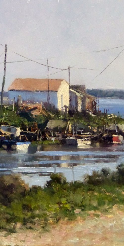 Barques in the Mediterranean. by Pascal Giroud