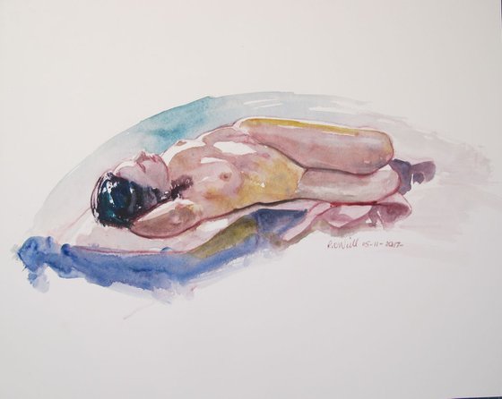 reclining female nude