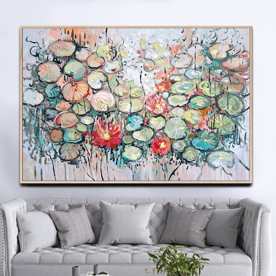 Sun Kissed Lotus Pond