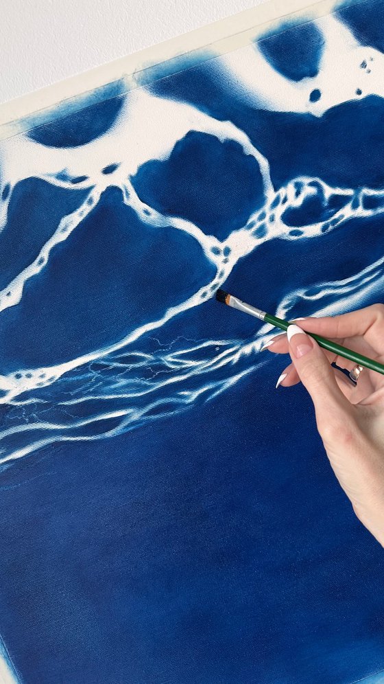 Blue Siren – Large Mythological Water Figure