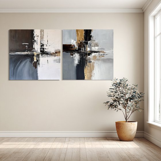 Measured Tension set diptych