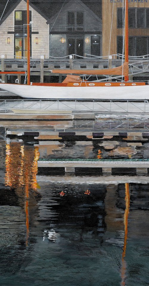 Camden Harbor Reflection by Steven Fleit