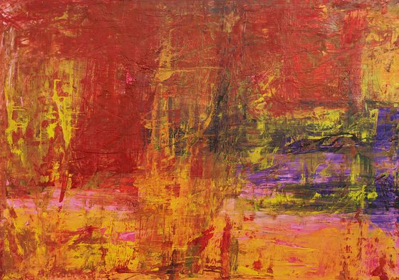 Fire Abstract 4 (120x85cm)