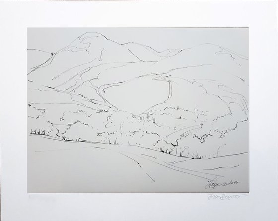 BUTTERMERE DRAWING 4