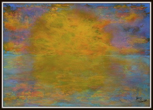 Dream of a summer evening by Thierry Vobmann. Abstract .