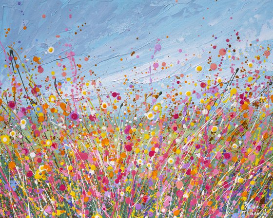 Color Bloom - Original Floral Painting