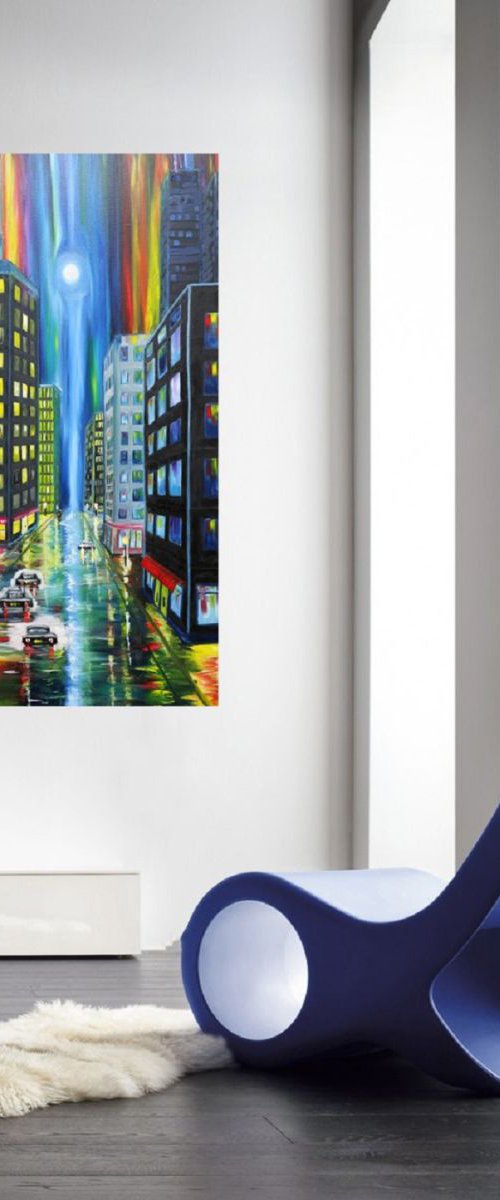 Rainbow City by Galina Zimmatore