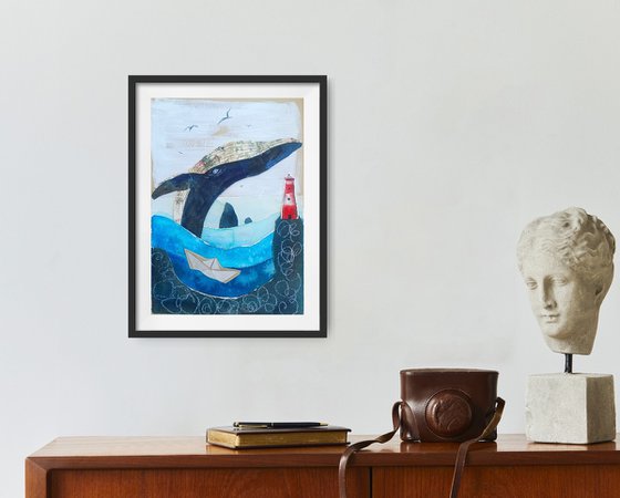 Whale Collage