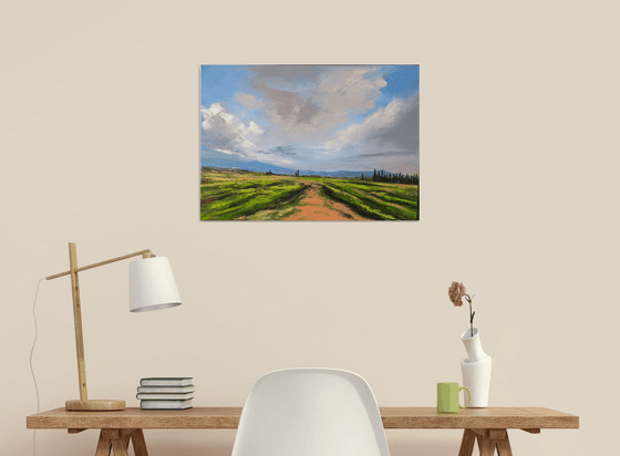 Lombardy vineyard