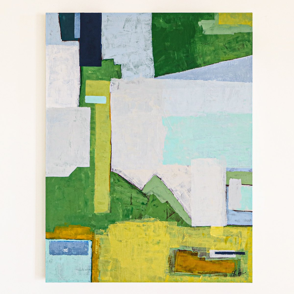 Abstract Painting - The thoughts of memory (Original, 36x48 | 91x121 cm) by Hyunah Kim