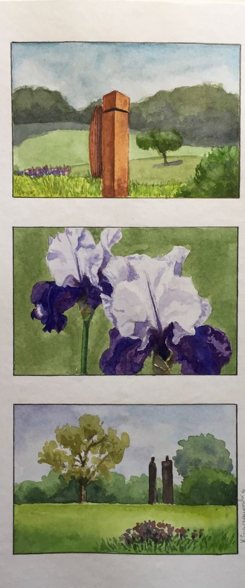 The gardens of Vullierens by Krystyna Szczepanowski