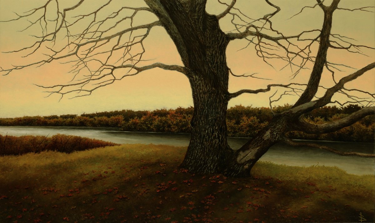 Photorealistic Oil Painting , Season. Autumn. By Oleg Baulin, 39 X 24, Artwork For Sale On Artfinder