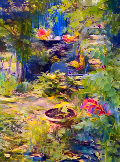 Mon jardin N2 by Danielle ARNAL