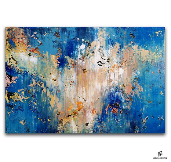 150x100cm. / abstract painting / Abstract 2168