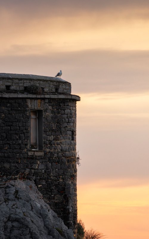 MINIMAL AT SUNSET IN PORTOVENERE by Giovanni Laudicina