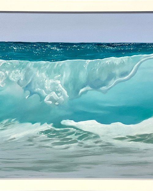 Bliss. Turquoise Wave by Alla Kallass