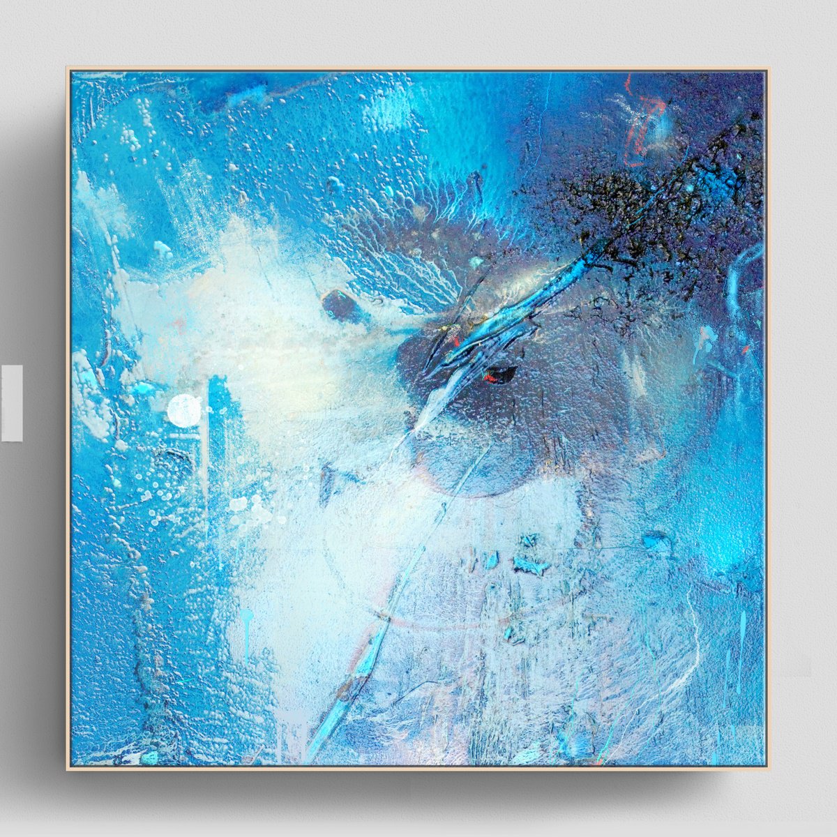 Organic Abstract Photograph By Adriano Ribeiro, 13 X 13, Vast Of Eye, Original Artwork