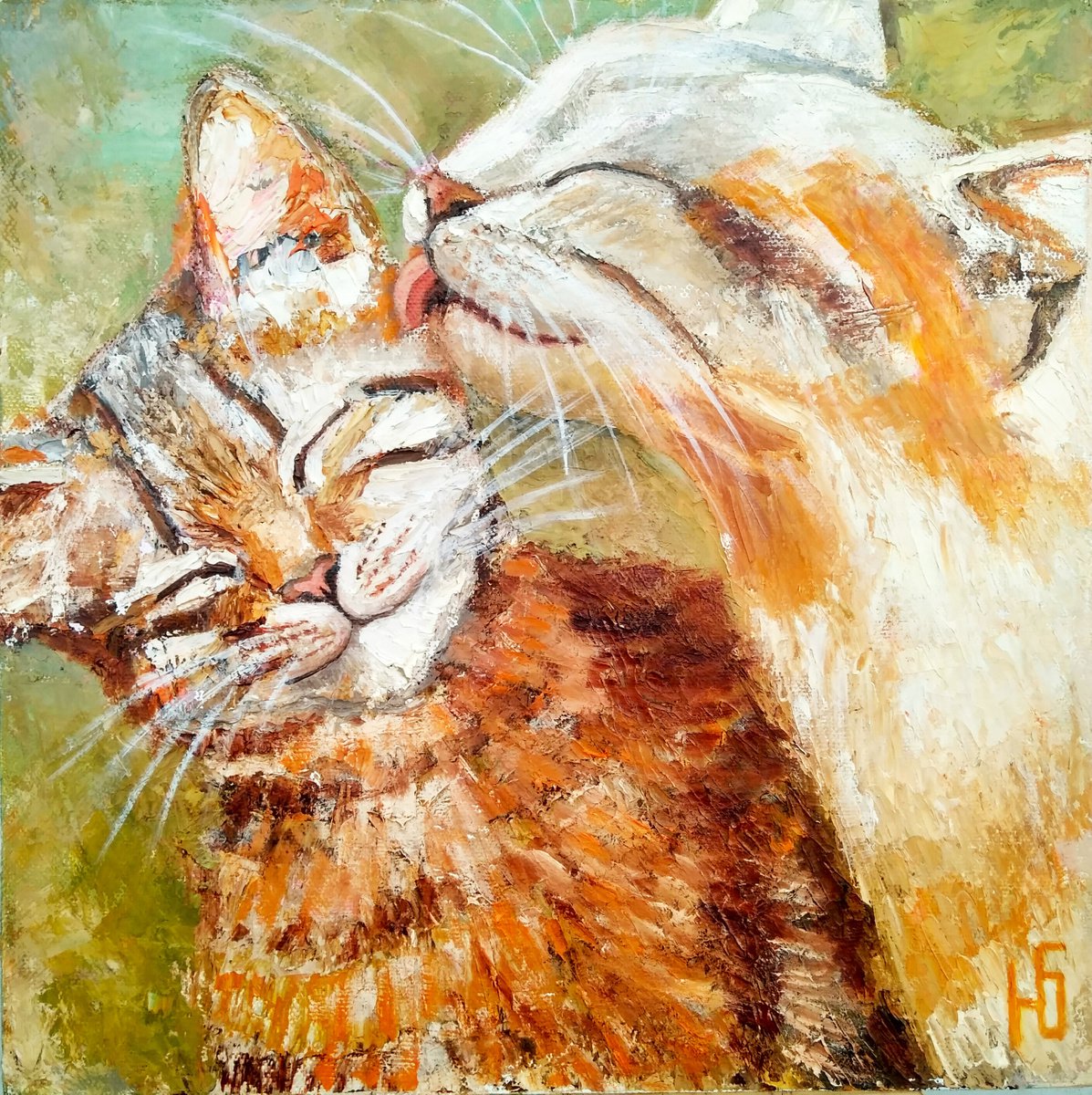 Couple of cats by Yulia Berseneva