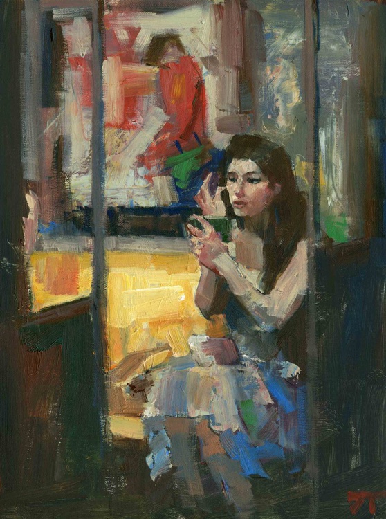 War Paint Oil painting by Darren Thompson | Artfinder