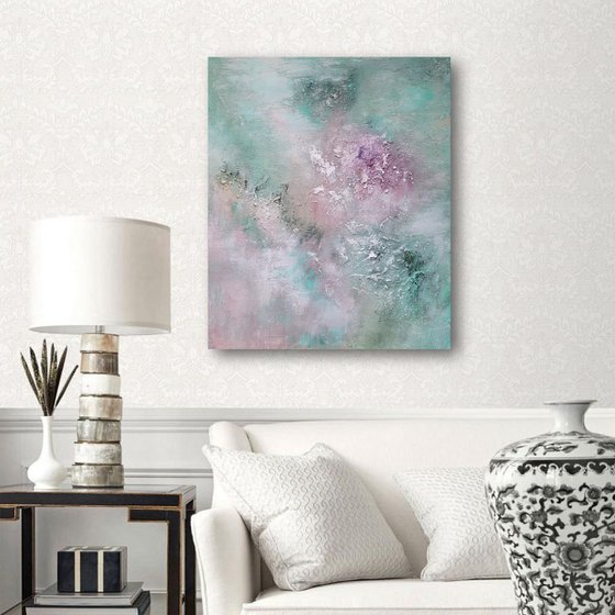 Pastel Abstract Painting