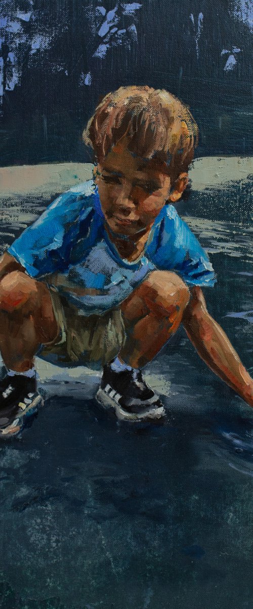 Happy childhood by Olha Laptieva