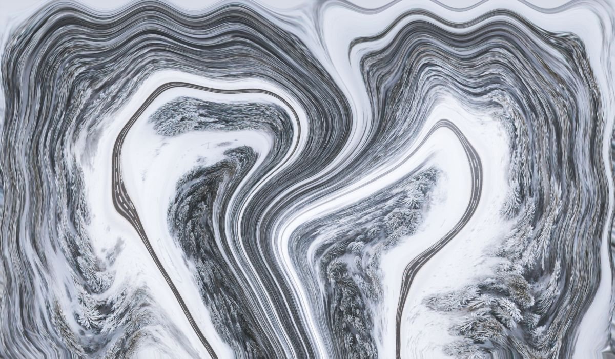 Abstract Photograph By Srdjan Jevtic, 47 X 28", My Way, Original Artwork