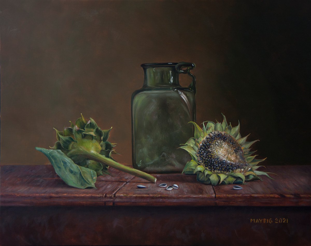 Collecting Sunflower oil by Mayrig Simonjan