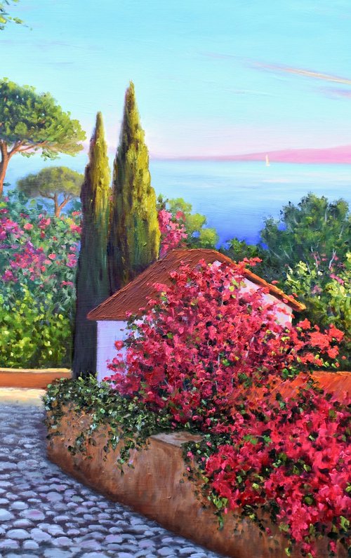 Mediterranean View by Yulia Nikonova