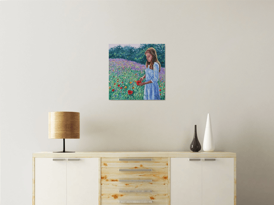 Summer Dreaming - girl in meadow