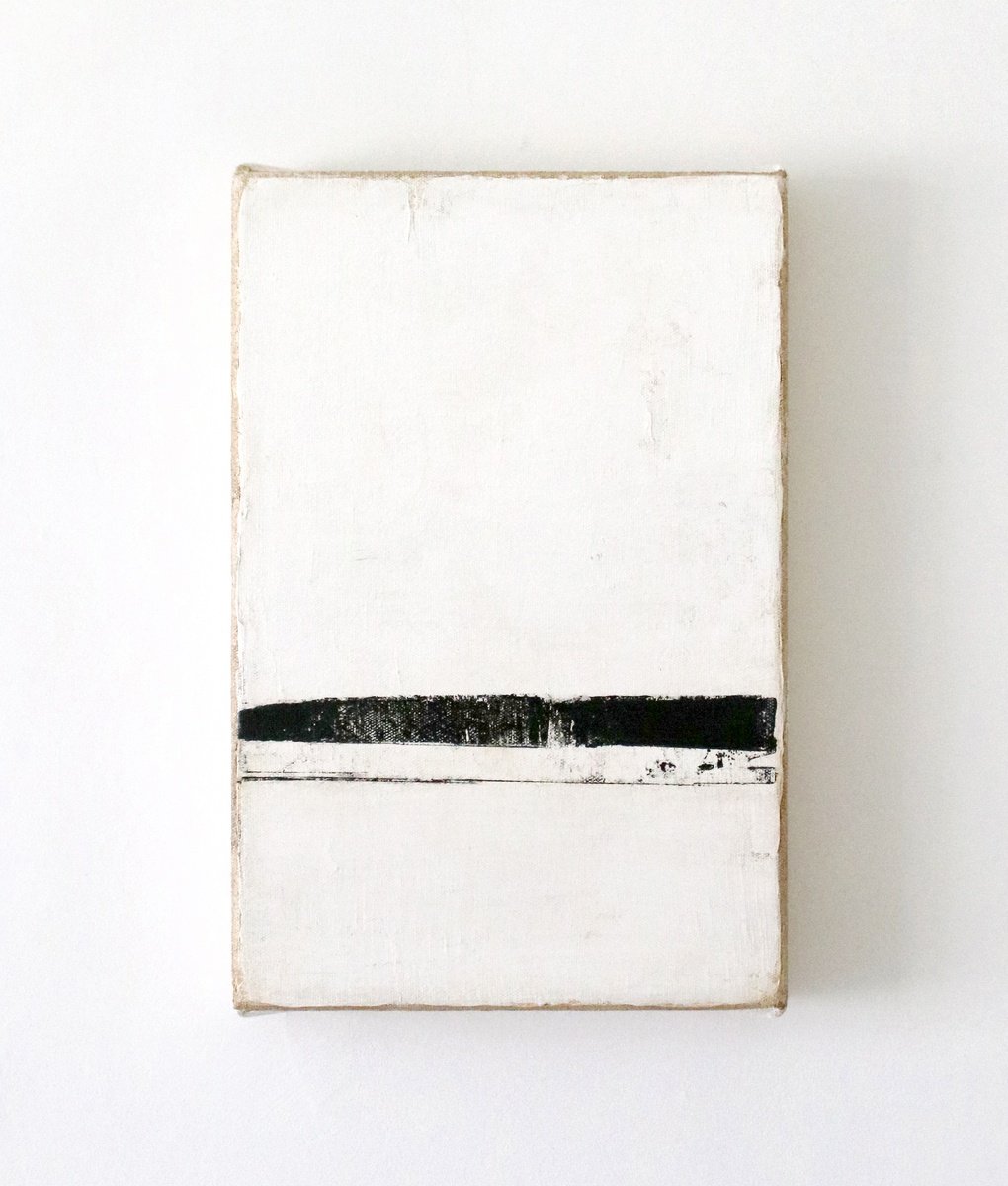 Organic Abstract Acrylic Painting By Stephen Whatcott, 8 X 12", Shift, Original Artwork