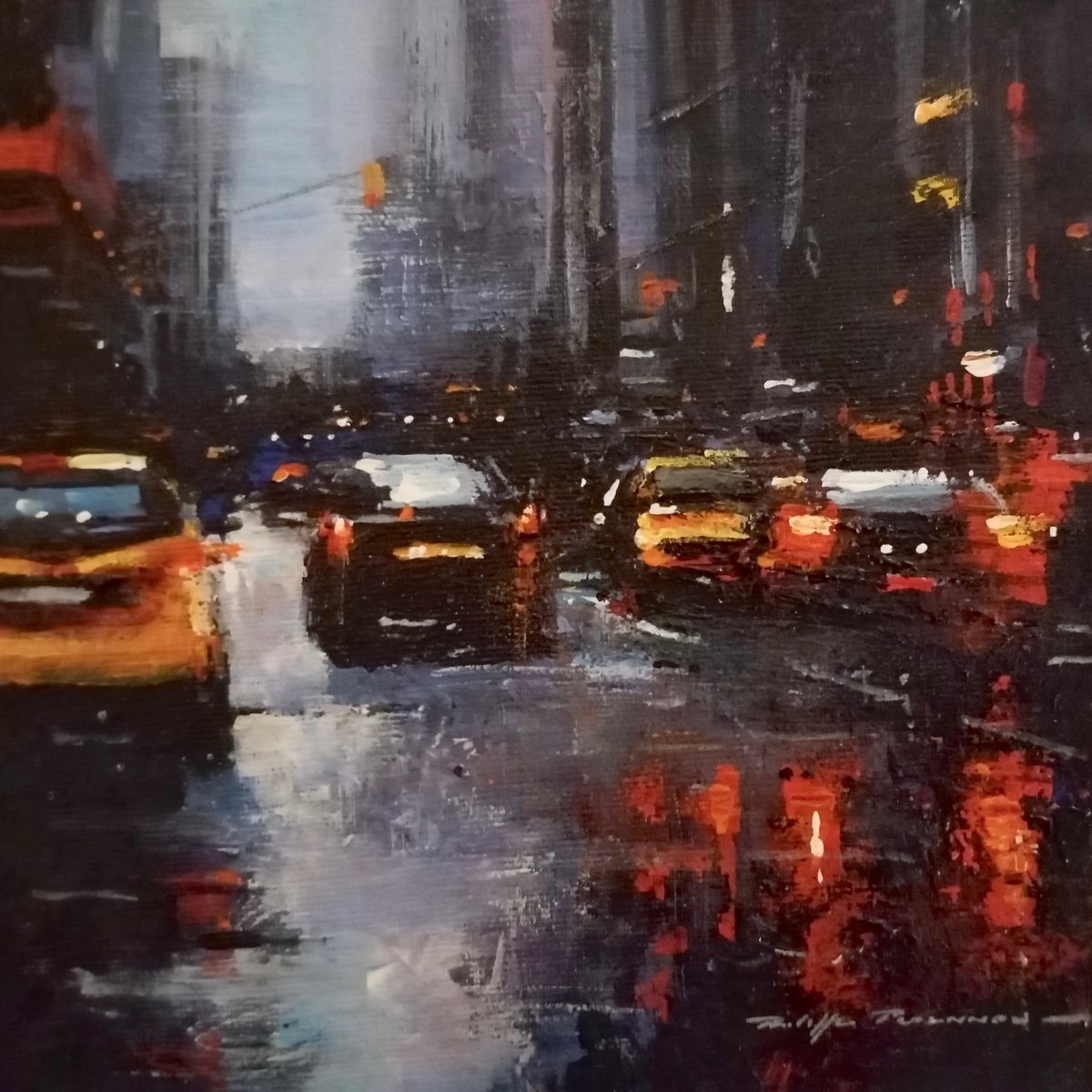 New York N° 2593 By Philippe Perennou, 8 X 8, Artwork For Sale On Artfinder