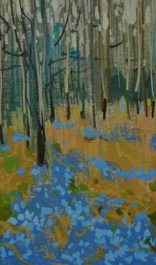 snowdrops in the forest by Sergey  Kachin