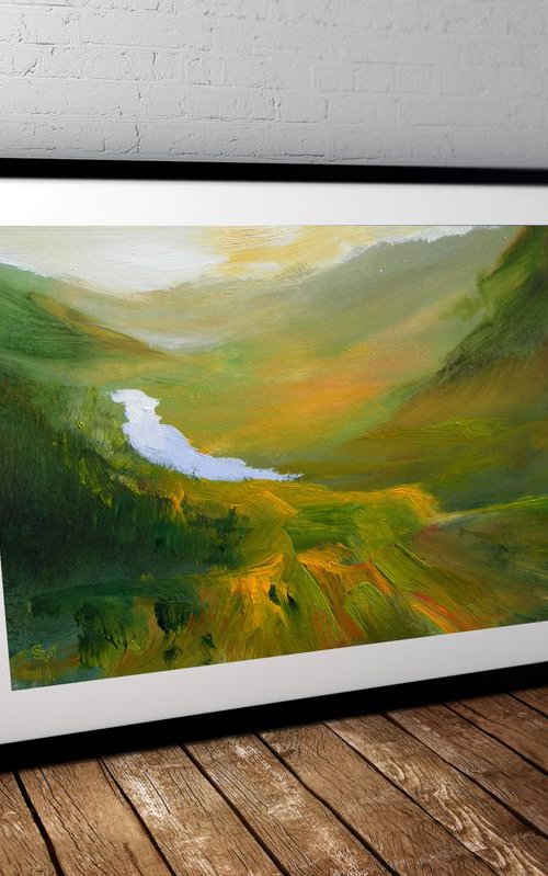 "A mirror in the valley" SPECIAL PRICE!!! by Ivan  Grozdanovski