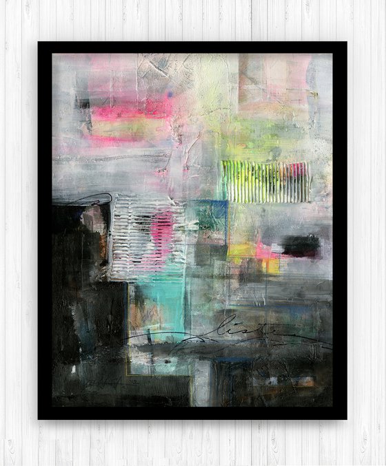 Listen - Abstract Mixed Media Painting by Kathy Morton Stanion