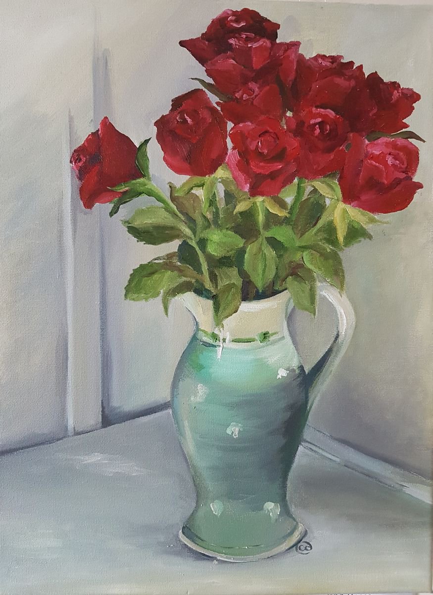 Red roses by Charlie Davies