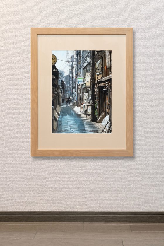 Backstreet Sunlight in Kawaramachi, Kyoto