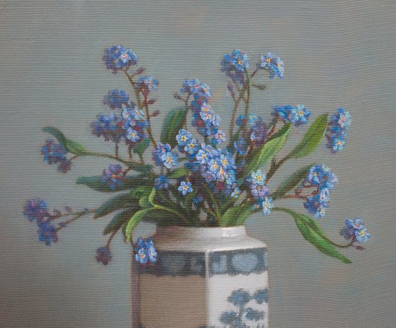 Still life: Allure of blue