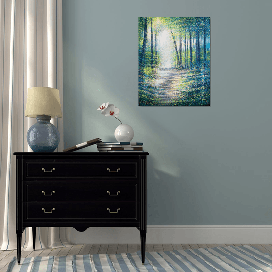 Spring Forest Trees