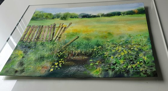 Walking around fields