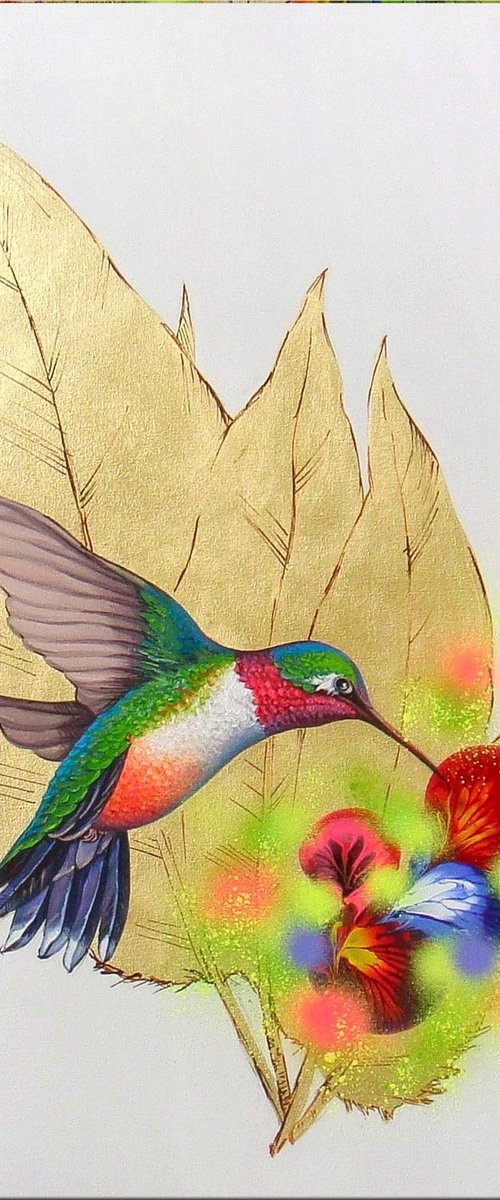 31.5” Hummingbird by Irini Karpikioti