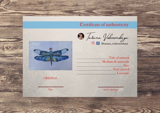 BLUE DRAGONFLY