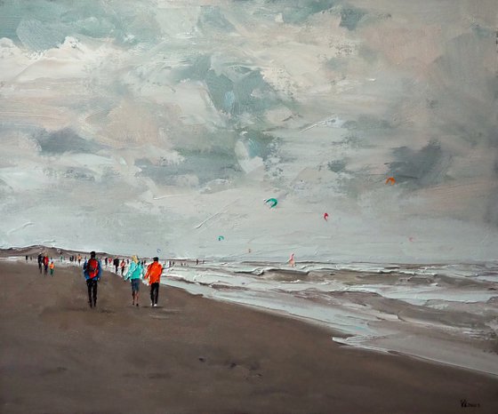 On the beach
