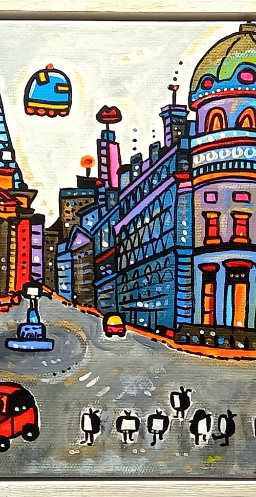 Futuristic City of London by Maria Luisa  Azzini