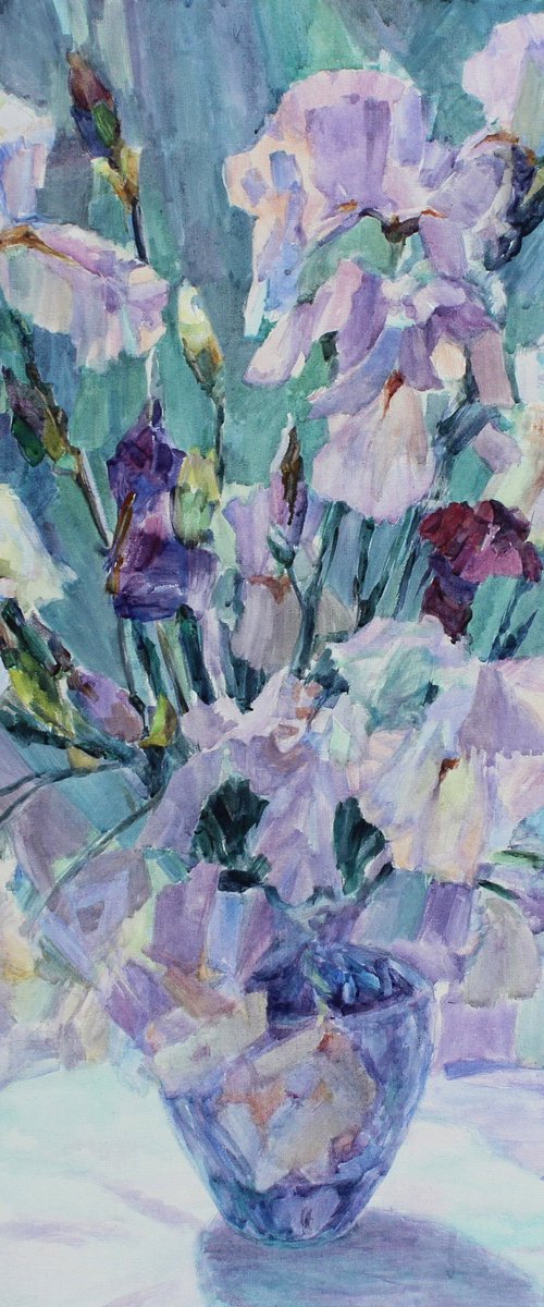 Irises from my garden by Volodymyr Tarabanov
