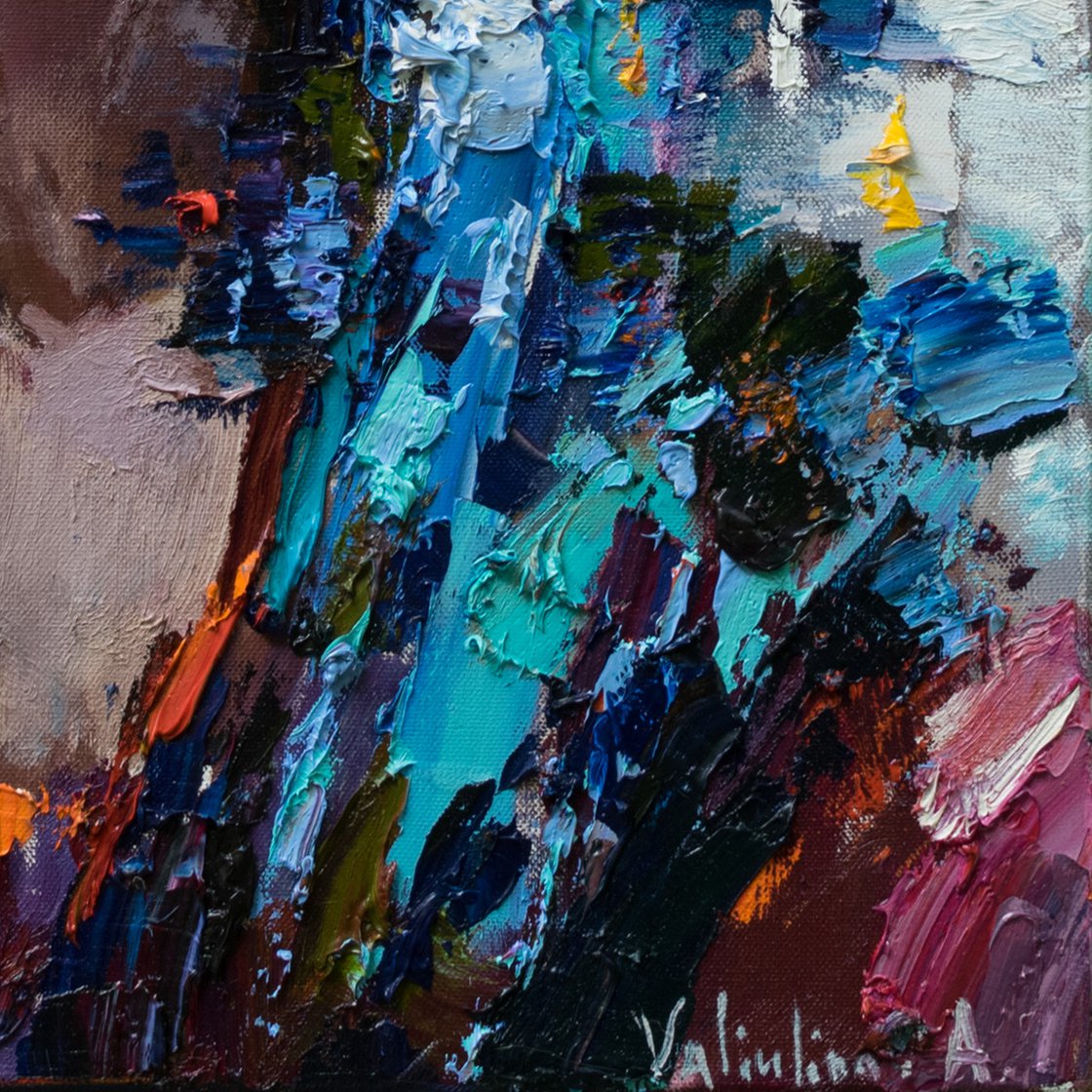 【S12号】good blue(portrait_s) oil painting s12号】good blue(portrait_s) oil painting 美術品